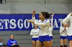 Volleyball vs Emerson  Wheaton College Women's Volleyball vs Emerson College. - Photo by Keith Nordstrom : Wheaton, Volleyball, VB2019